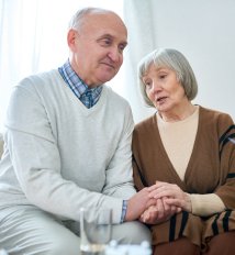 old man with his wife